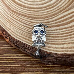 Pandora Wise Owl Graduation Charm